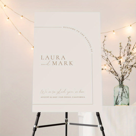 Personalisierbares Acryl-Display in 2D-Flachdesign