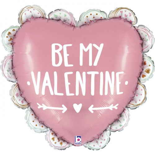 Be My Valentine - Ruffled Heart - 29 inch - Grabo