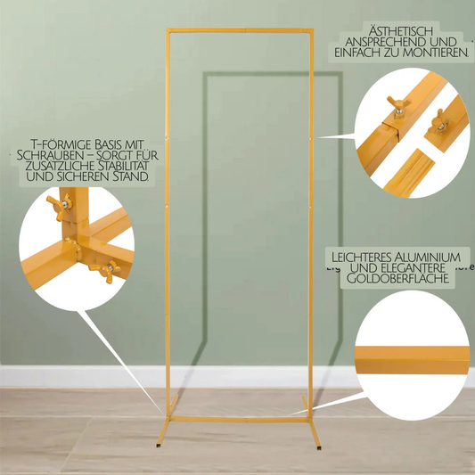 Quadratischer rechteckiger Metallrahmen