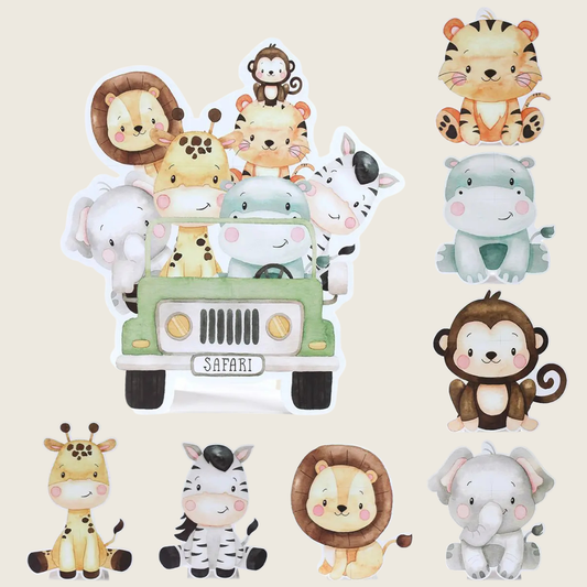 70 cm Dschungel Tier Aufsteller