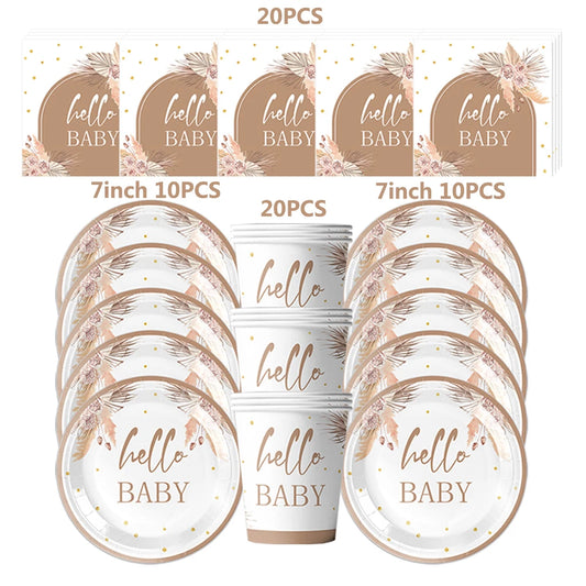 Komplettes Party-Kit Baby Shower