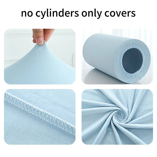 3/5 stücke Einfarbige Hussen für Zylinder Säulen