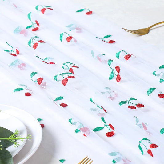 Tischläufer Kirsche