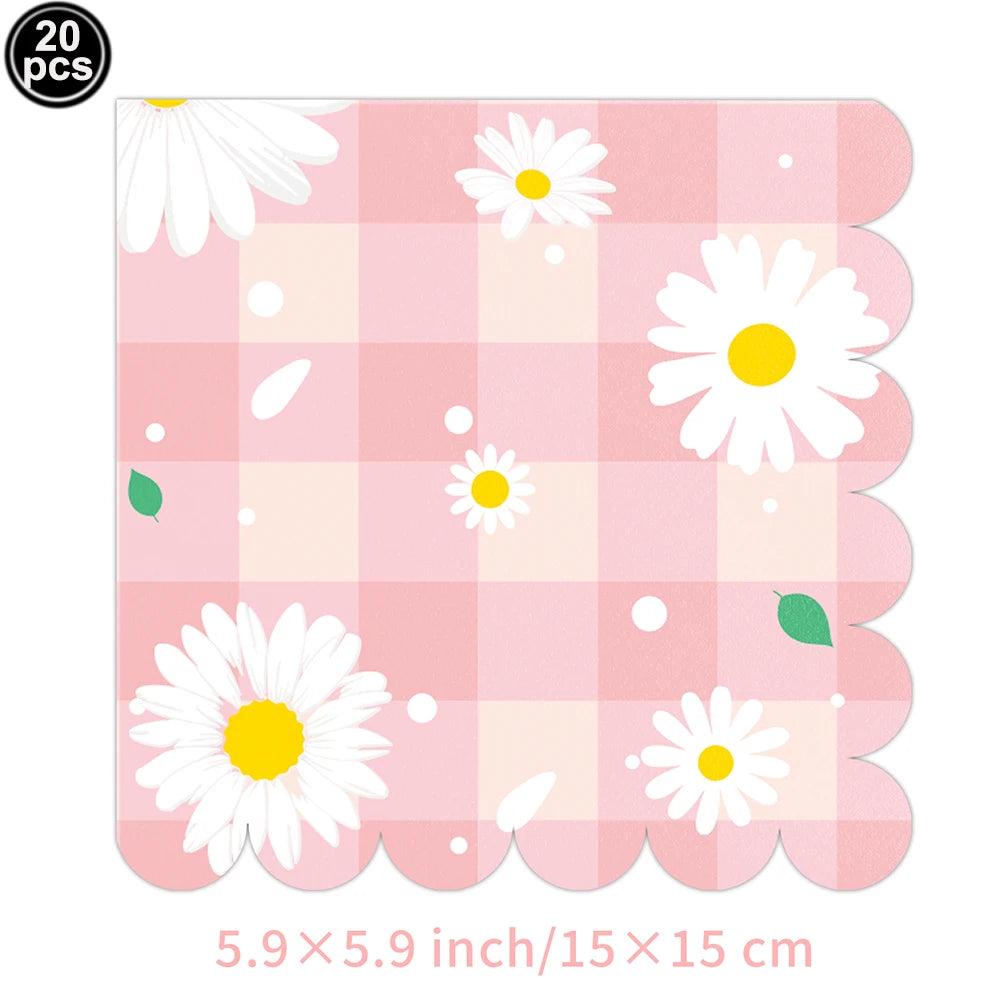 Daisy Party Pappgeschirr