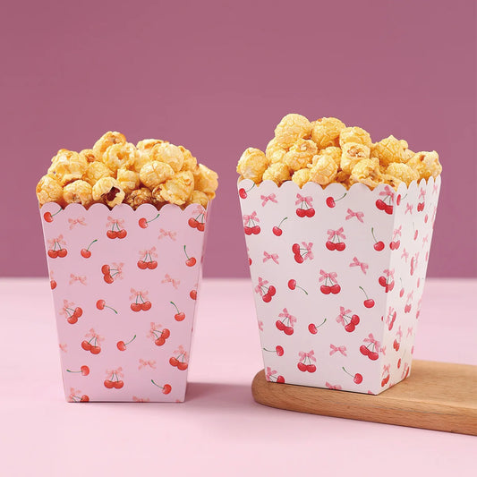 Kirschemuster Popcorn- & Snackboxen – 10 Stück