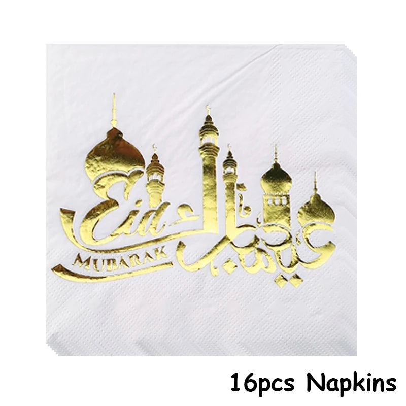 Eid mubarak Pappgeschirr