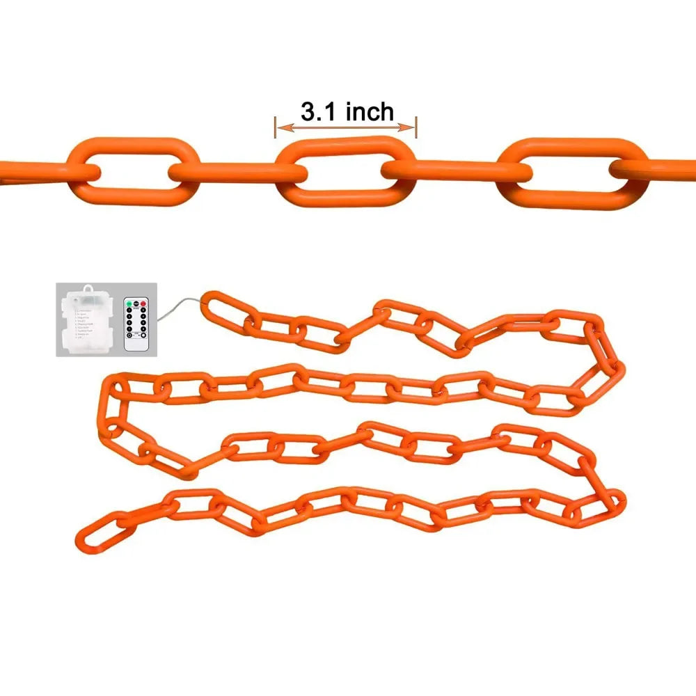 Halloween-Kunststoffketten mit LED-Lichtern