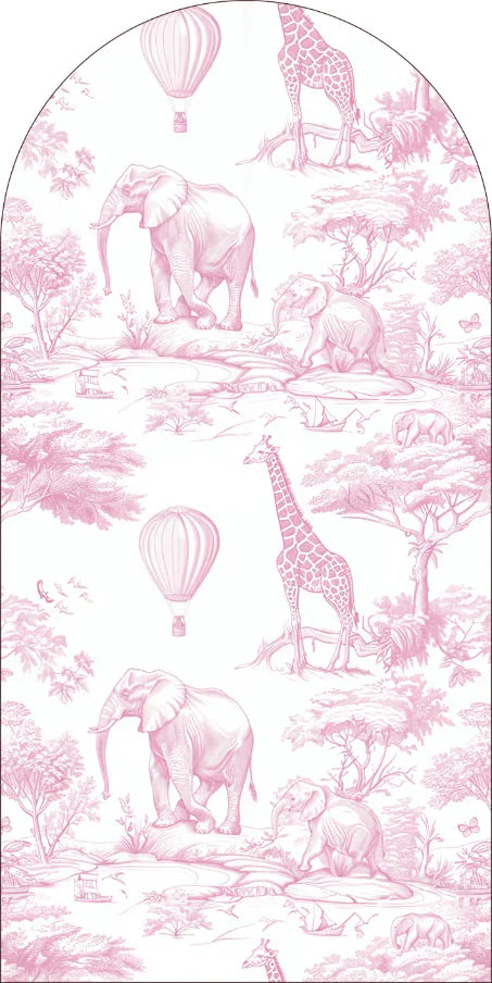 Jungle Animals Safari Hintergrund Bezug