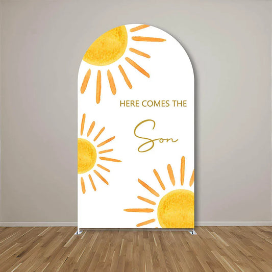 Here Comes the Son Sunrise Rainbows Hintergrund Bezug