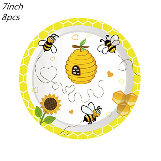 Honig Thema Pappgeschirr