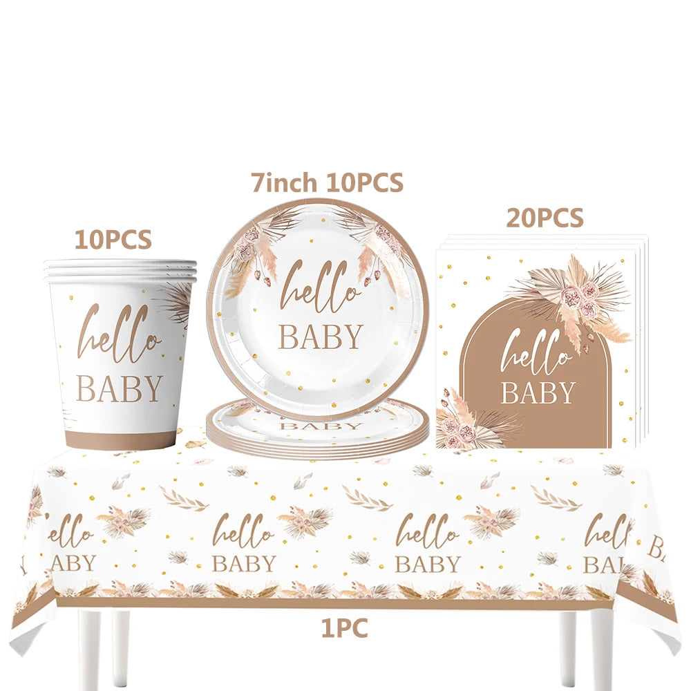 Komplettes Party-Kit Baby Shower