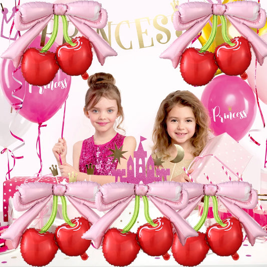 3/2/1 Stück Kirsche Folienballons