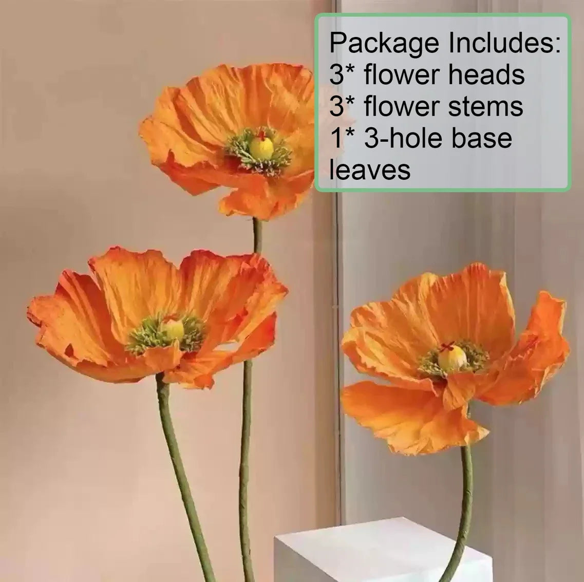 185 cm große künstliche Blumen – eindrucksvolle Papierblüten