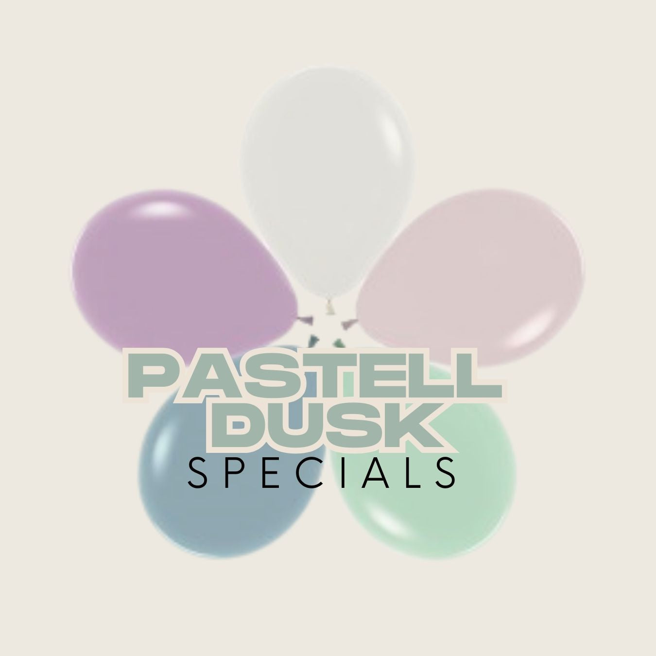 Pastell Dusk Luftballons