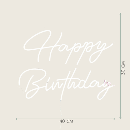 LED Neon „Happy Birthday“-Schild