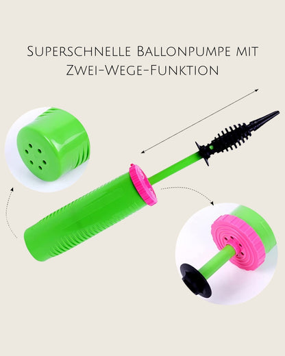 Doppelhub Handpumpe für Luftballons