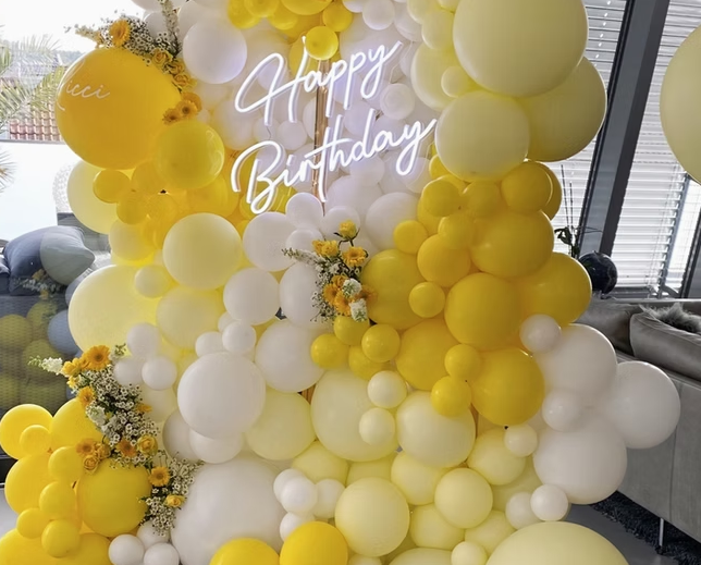 LED Neon „Happy Birthday“-Schild