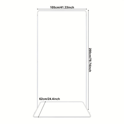 Weißer Backdrop-Stand aus Metall