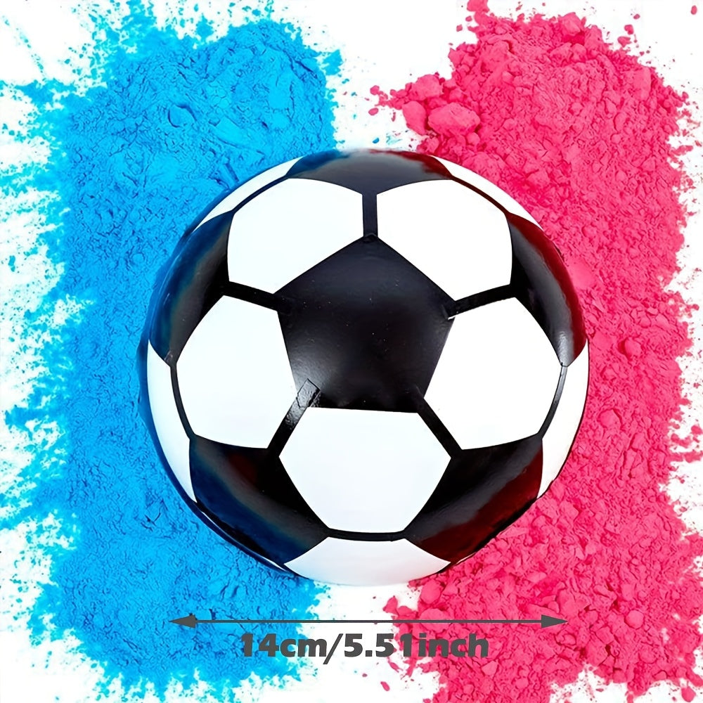 Gender Reveal Football-Set – Fußball mit rosa & blauem Pulver