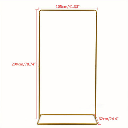 Goldener Backdrop-Stand aus Metall