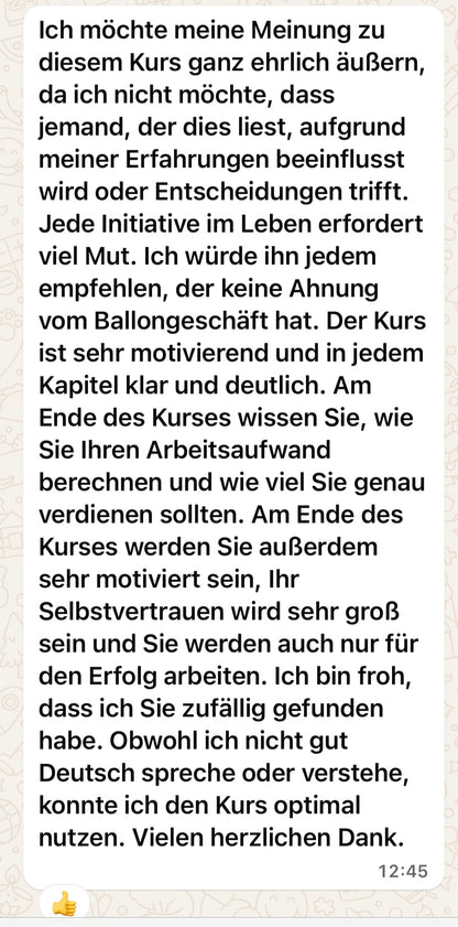 Online Balloon Masterclass