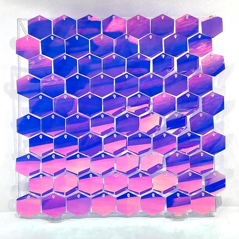Schimmernde Pailletten-Wandpaneele 30 × 30 cm 12/16/18 Stück