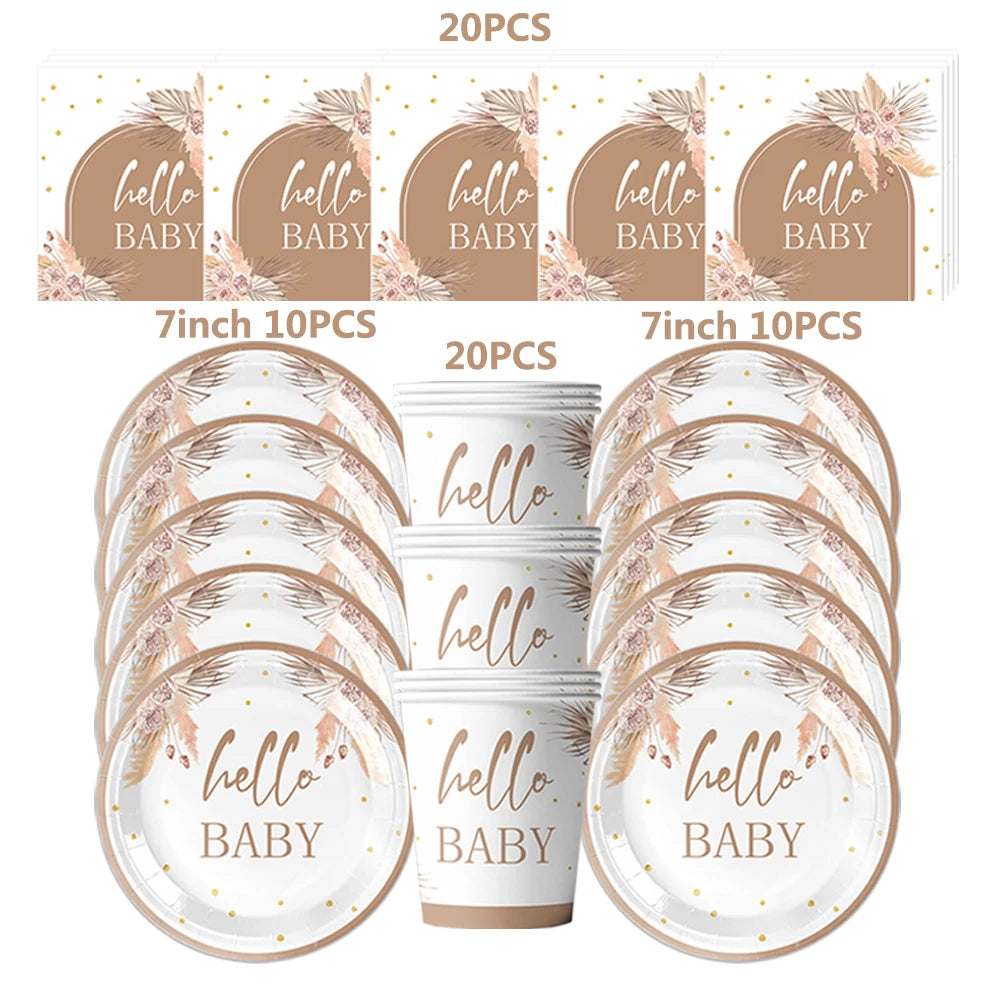 Komplettes Party-Kit Baby Shower