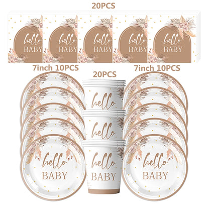 Komplettes Party-Kit Baby Shower
