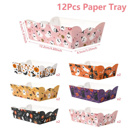 6/12 stücke Halloween Party  Pappschale