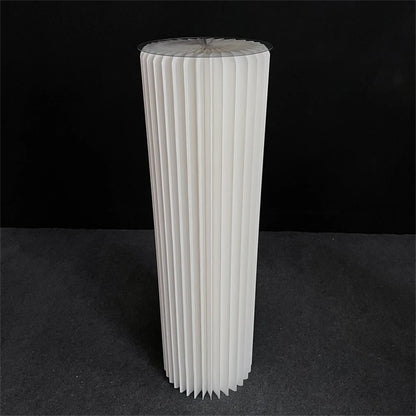 Faltbare Wabenpapier-Säule creme