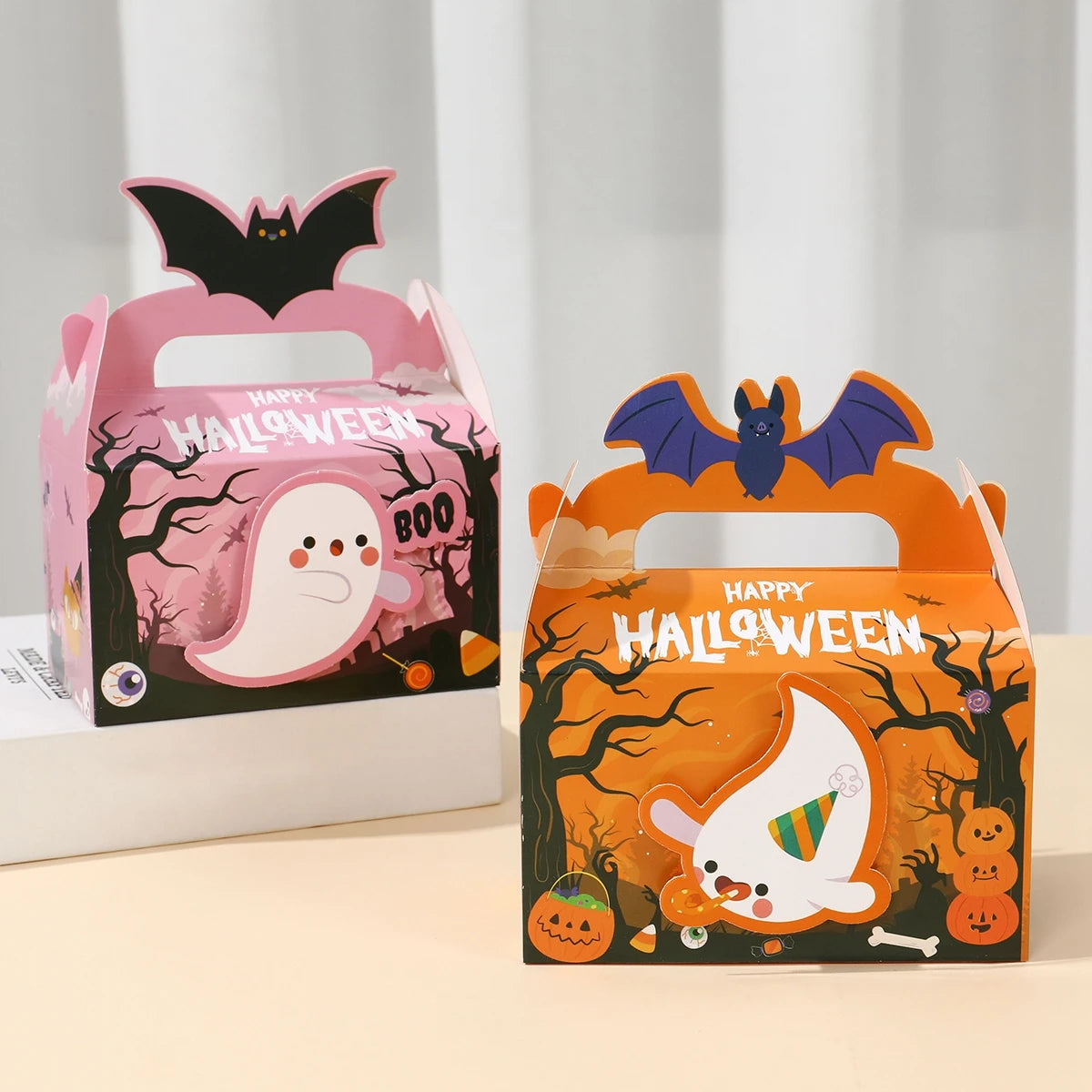 Halloween DIY Geschenk Boxen
