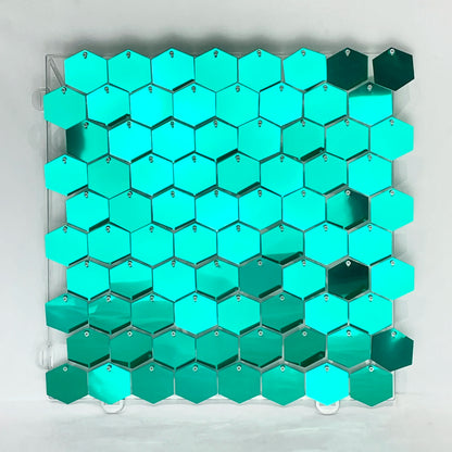 Schimmernde Pailletten-Wandpaneele 30 × 30 cm 12/16/18 Stück