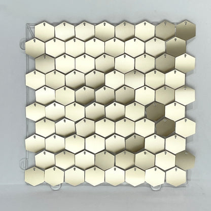 Schimmernde Pailletten-Wandpaneele 30 × 30 cm 12/16/18 Stück