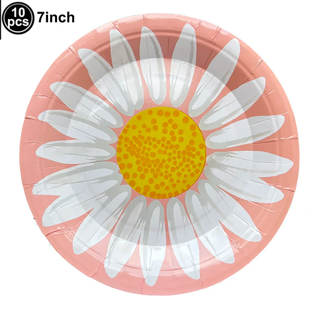 Daisy Party Pappgeschirr
