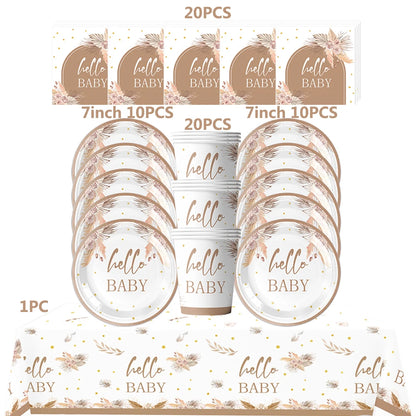 Komplettes Party-Kit Baby Shower