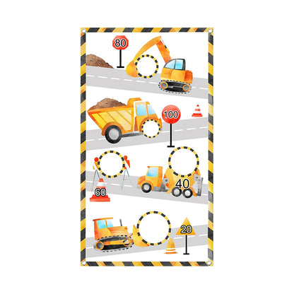 Bagger & Baustellen Sandsack-Spiel