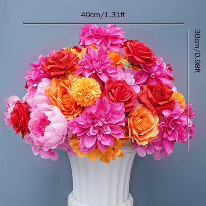 Seidenblumen-Arrangement – vielseitig einsetzbar