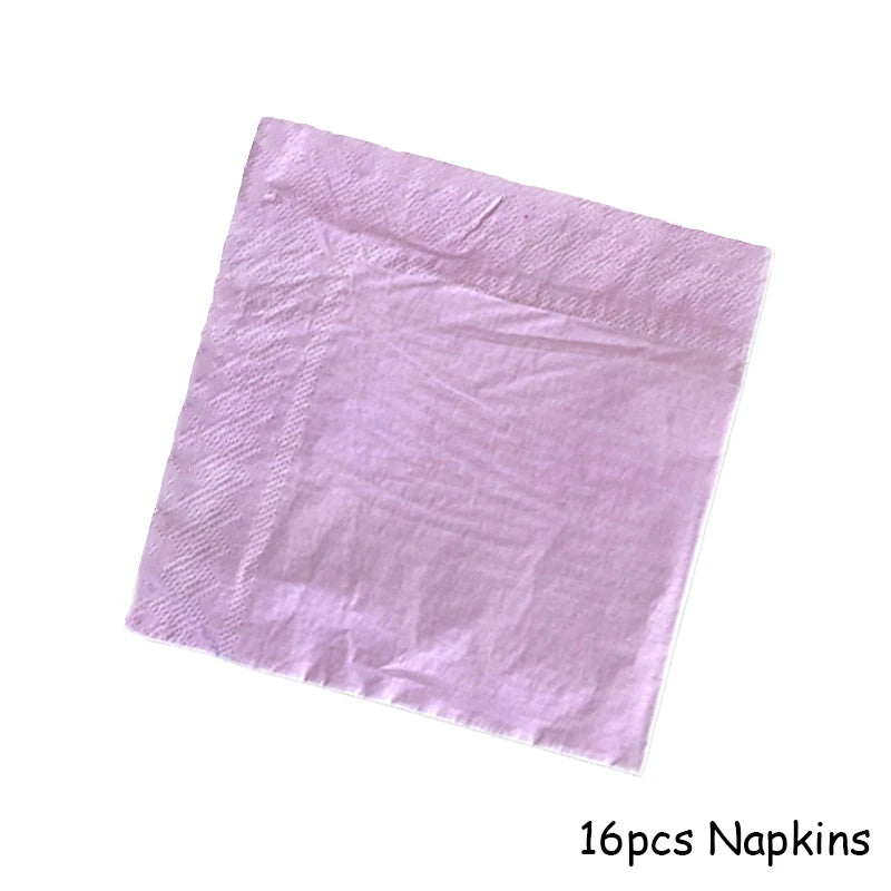 Lila Gold Party Pappgeschirr