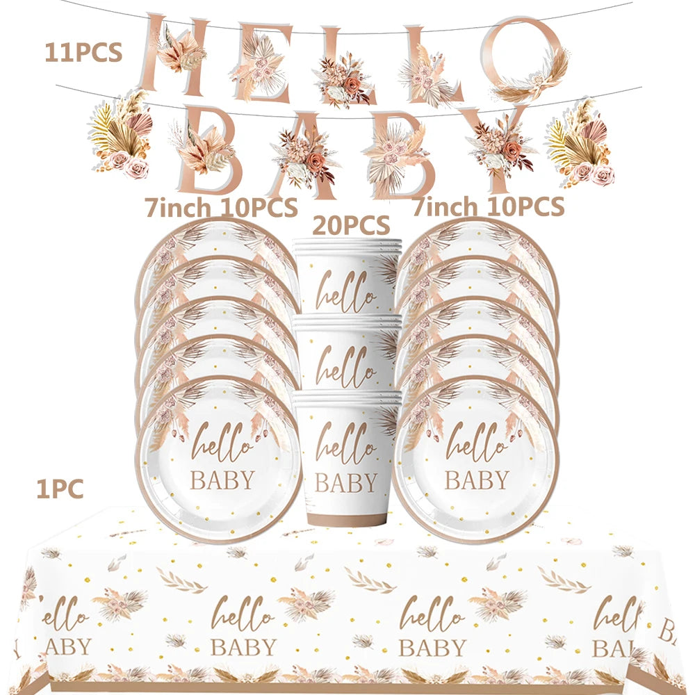 Komplettes Party-Kit Baby Shower