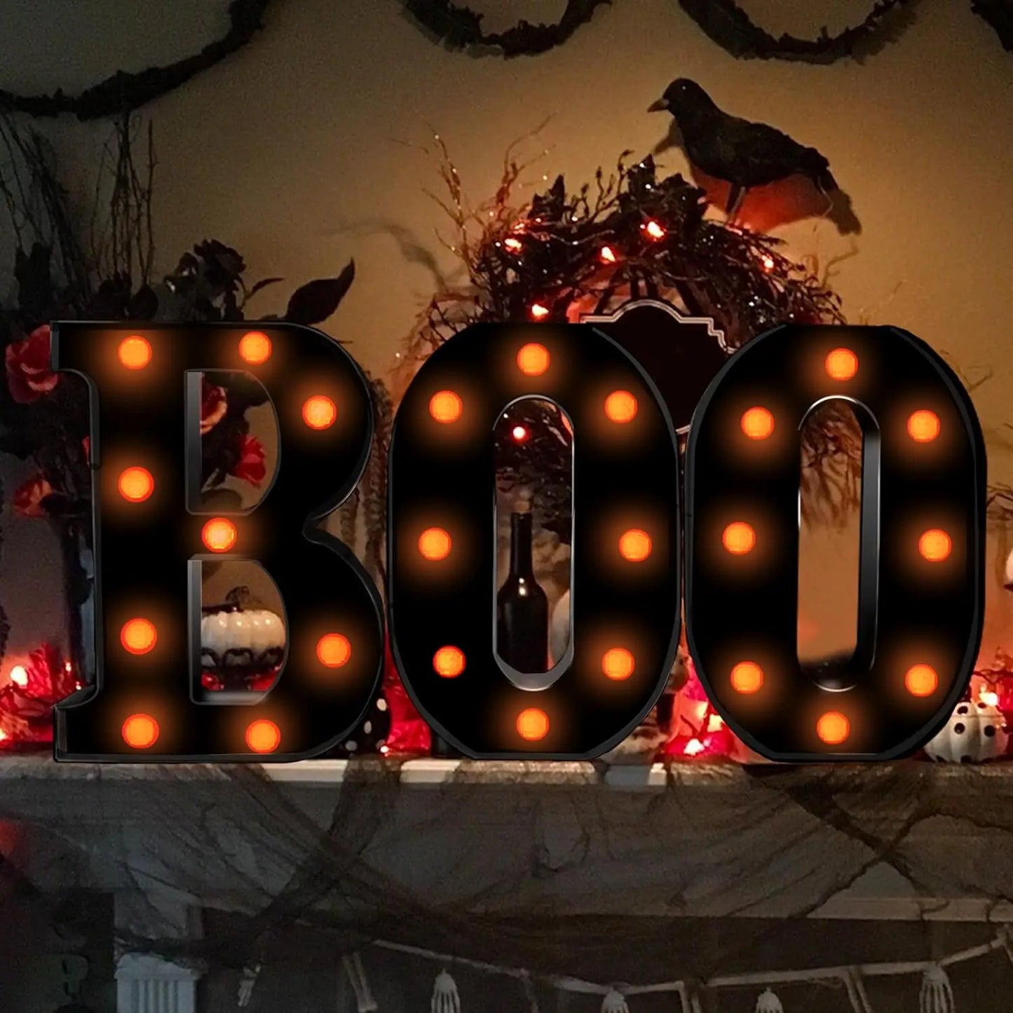 LED BOO Halloween-Dekorationen für den Innenbereich