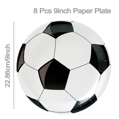 Fußball-Kuchen- & Cupcake-Topper Pappgeschirr