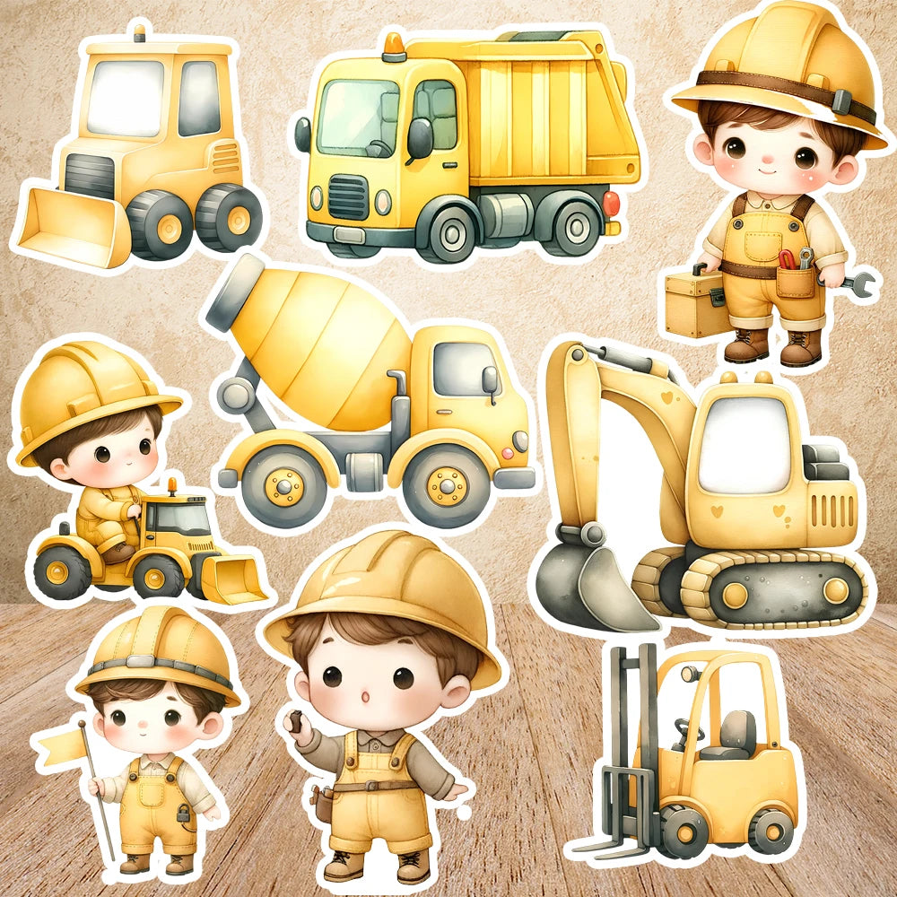 Bagger Aufsteller Baustellen