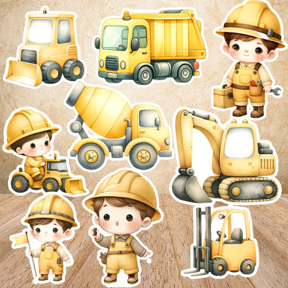 Bagger Aufsteller Baustellen