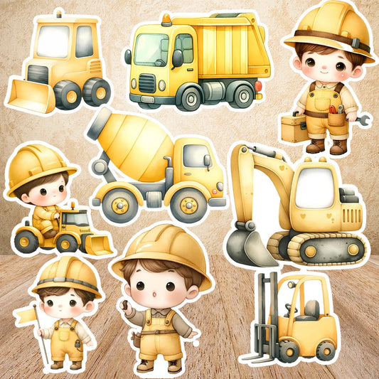 Bagger Aufsteller Baustellen