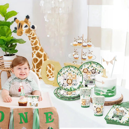 Jungle Safari Pappgeschirr