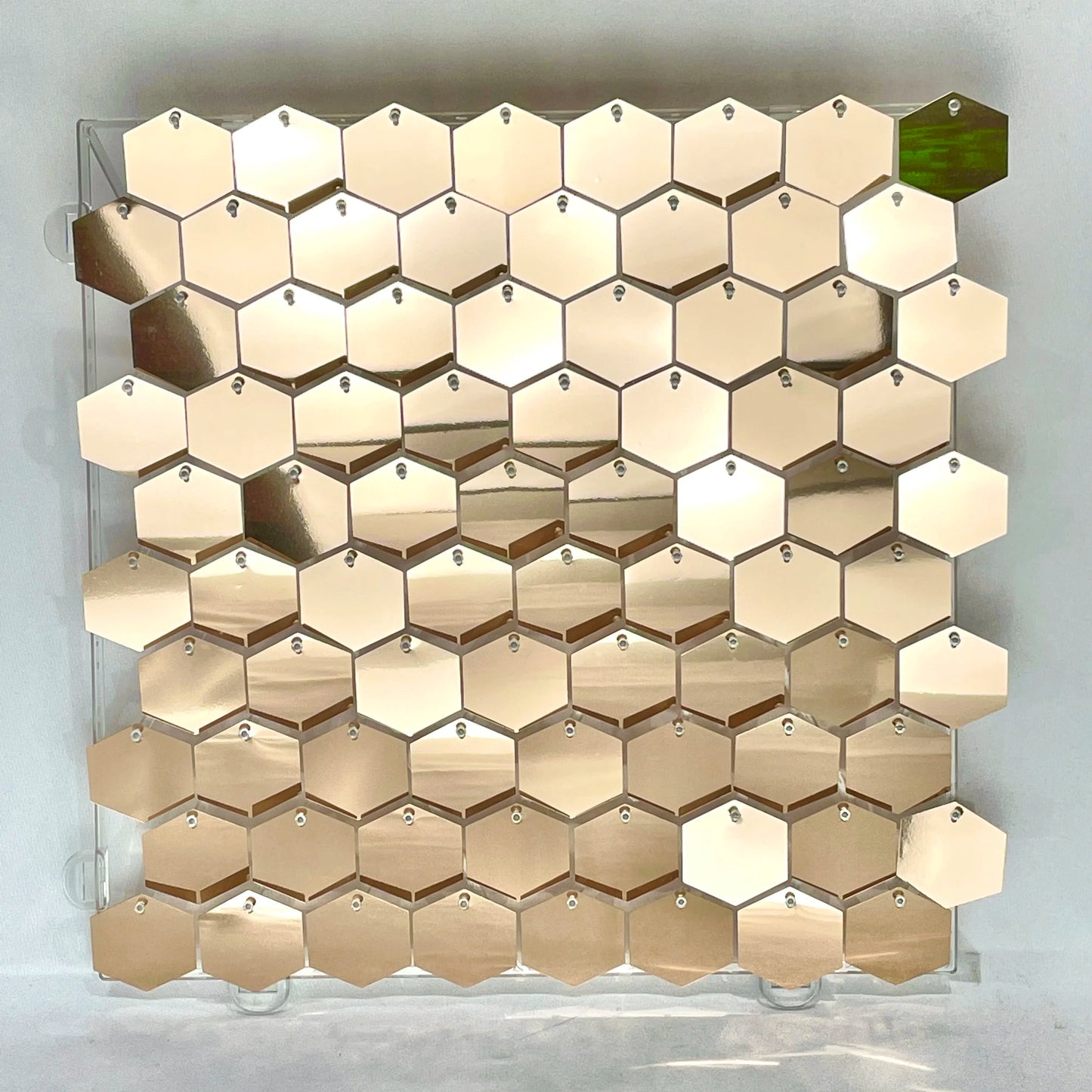Schimmernde Pailletten-Wandpaneele 30 × 30 cm 12/16/18 Stück