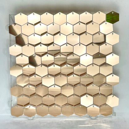 Schimmernde Pailletten-Wandpaneele 30 × 30 cm 12/16/18 Stück