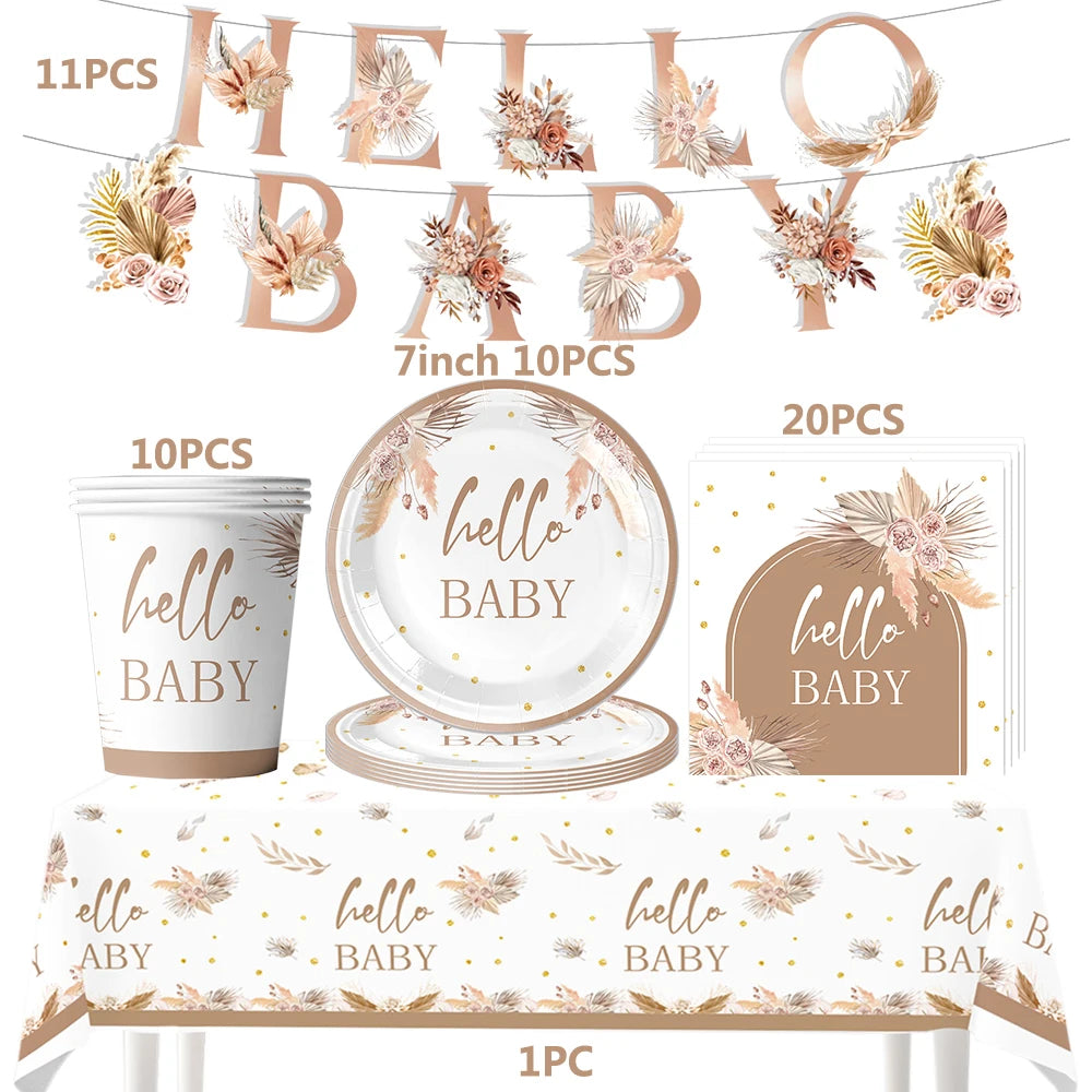 Komplettes Party-Kit Baby Shower