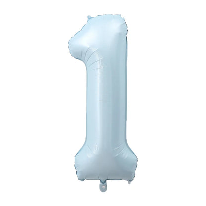1m Folien Zahlen Blau