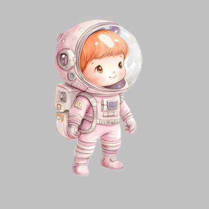 Rosa Astronaut Aufsteller